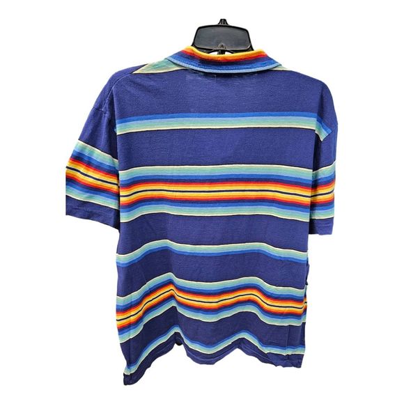 Polo Ralph Lauren Vintage 90's Striped Polo Size XL - Picture 3 of 6